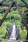 Fox Glacier walk bridge