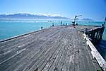 Wooden wharf  built 1907, Kaikoura