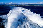 Ferry wake, Cook Strait