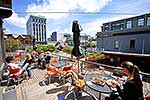 Cafe dining on deck, Wellington