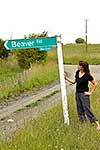 Beaver Road signpost, Kaipara