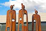 Sculpture at Queenstown Airport