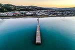 Petone Wharf at sunrise, Hutt Valley