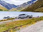 Lake Tennyson, jetskis in alpine wilderness