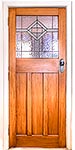 Wooden door