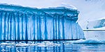 Iceberg bubble fluting, Antarctica