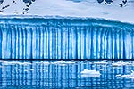 Iceberg bubble fluting, Antarctica