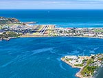 Wellington Airport runway approach