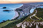 Mt Manganui summit at dusk