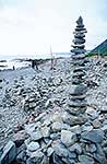 Sculpture of Rock at beach